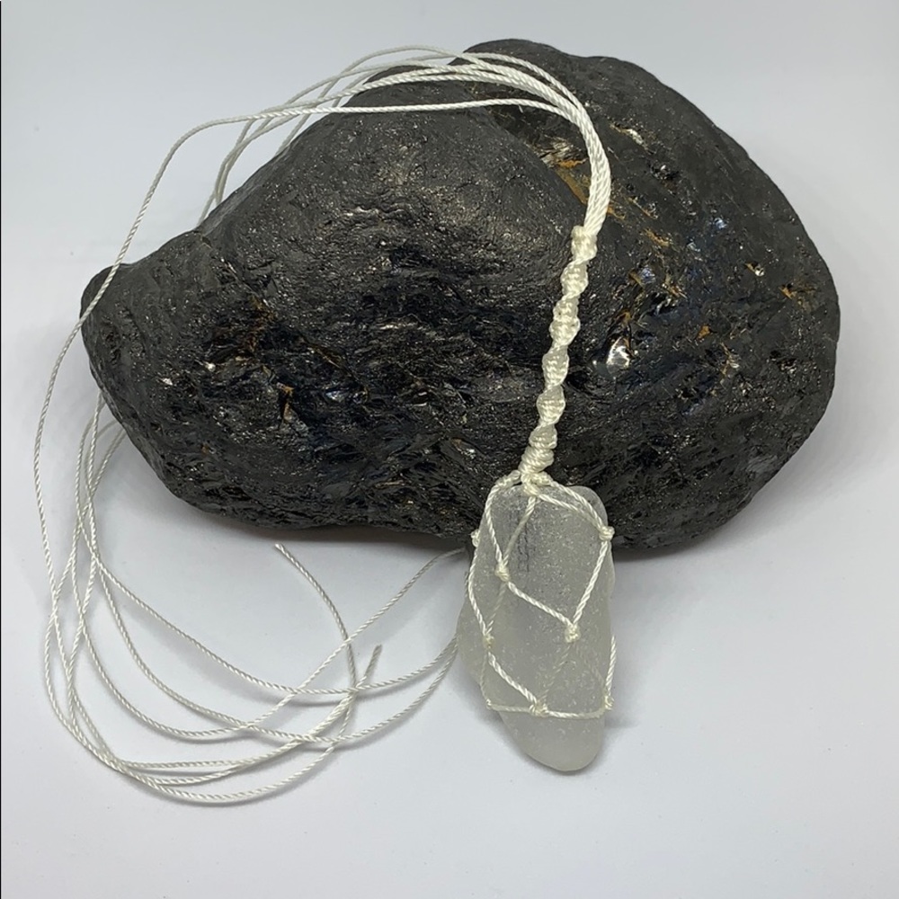 Macrame sea glass